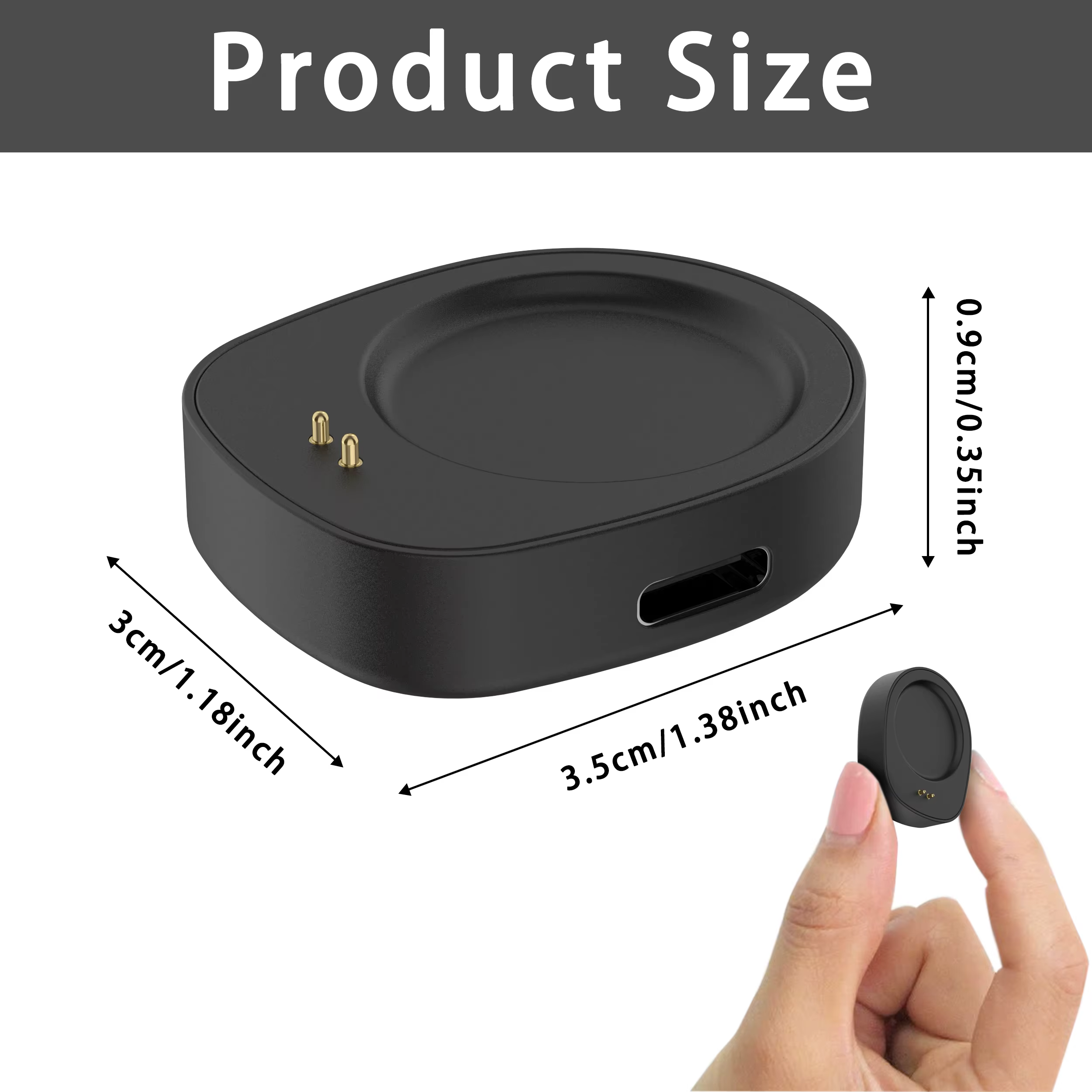 Convertisseur de chargeur sans fil pour montre connectée Amazfit Balance 2/ Balance/T-Rex 3/Helio