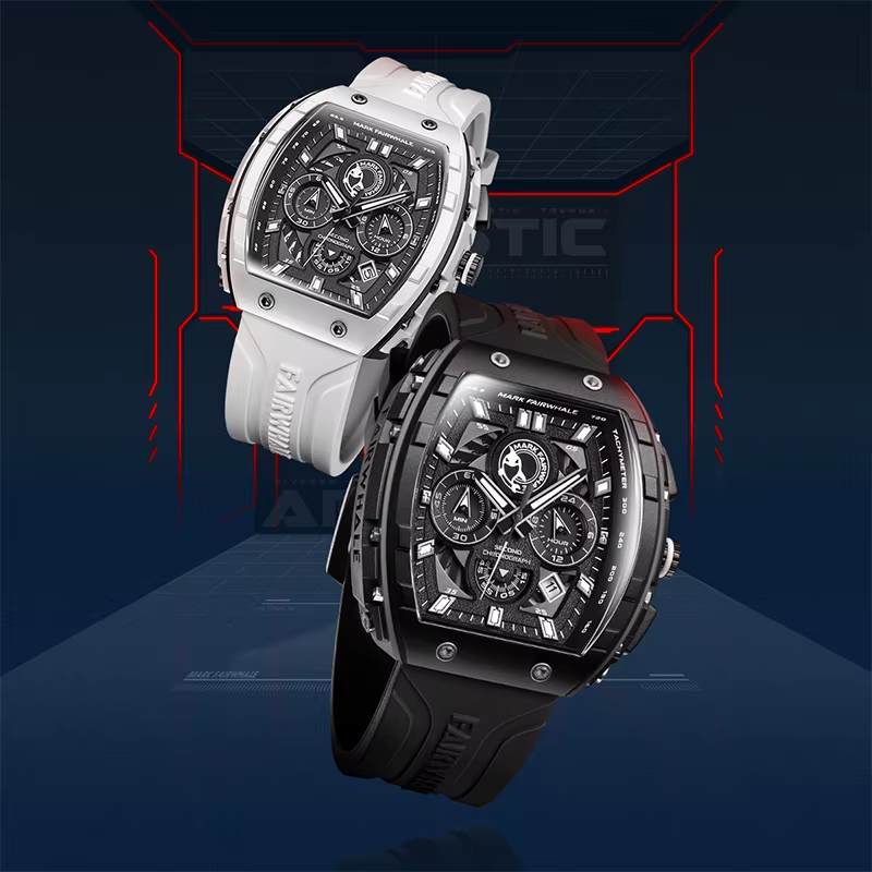 MARK FAIRWHALE montres pour homme 5670 mode Tonneau