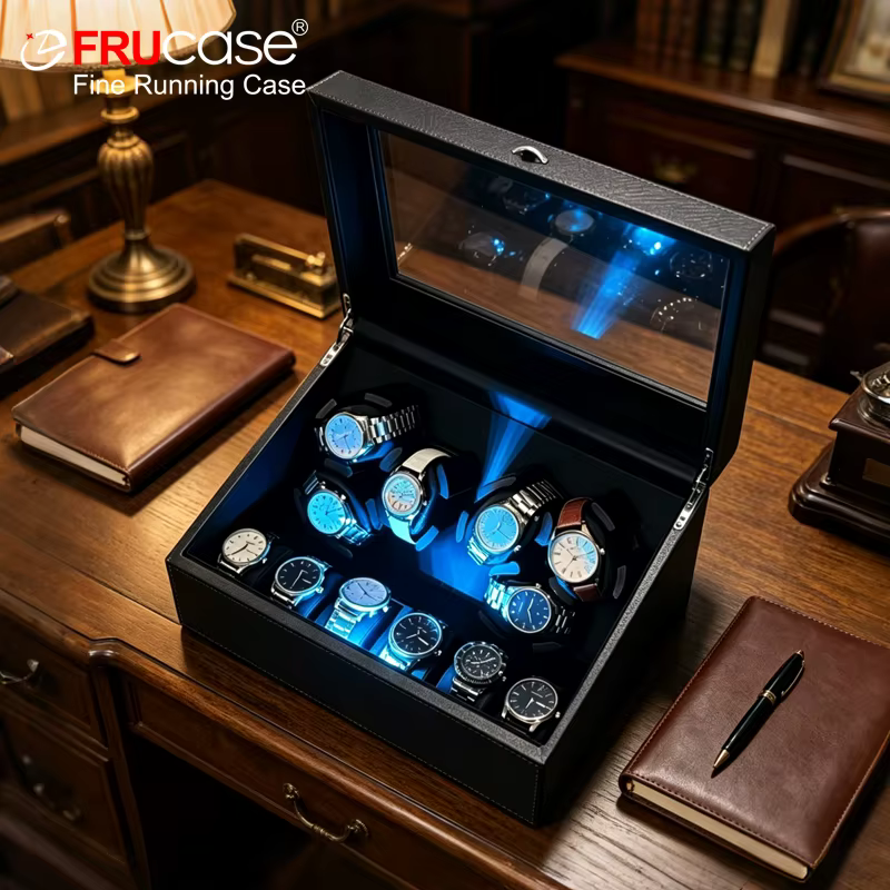 FRUCASE PU remontoir de montre pour montres automatiques