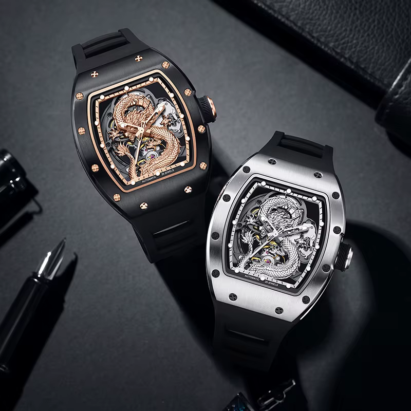 2025 mode nouvelle montre pour hommes haut de gamme de luxe automatique mécanique