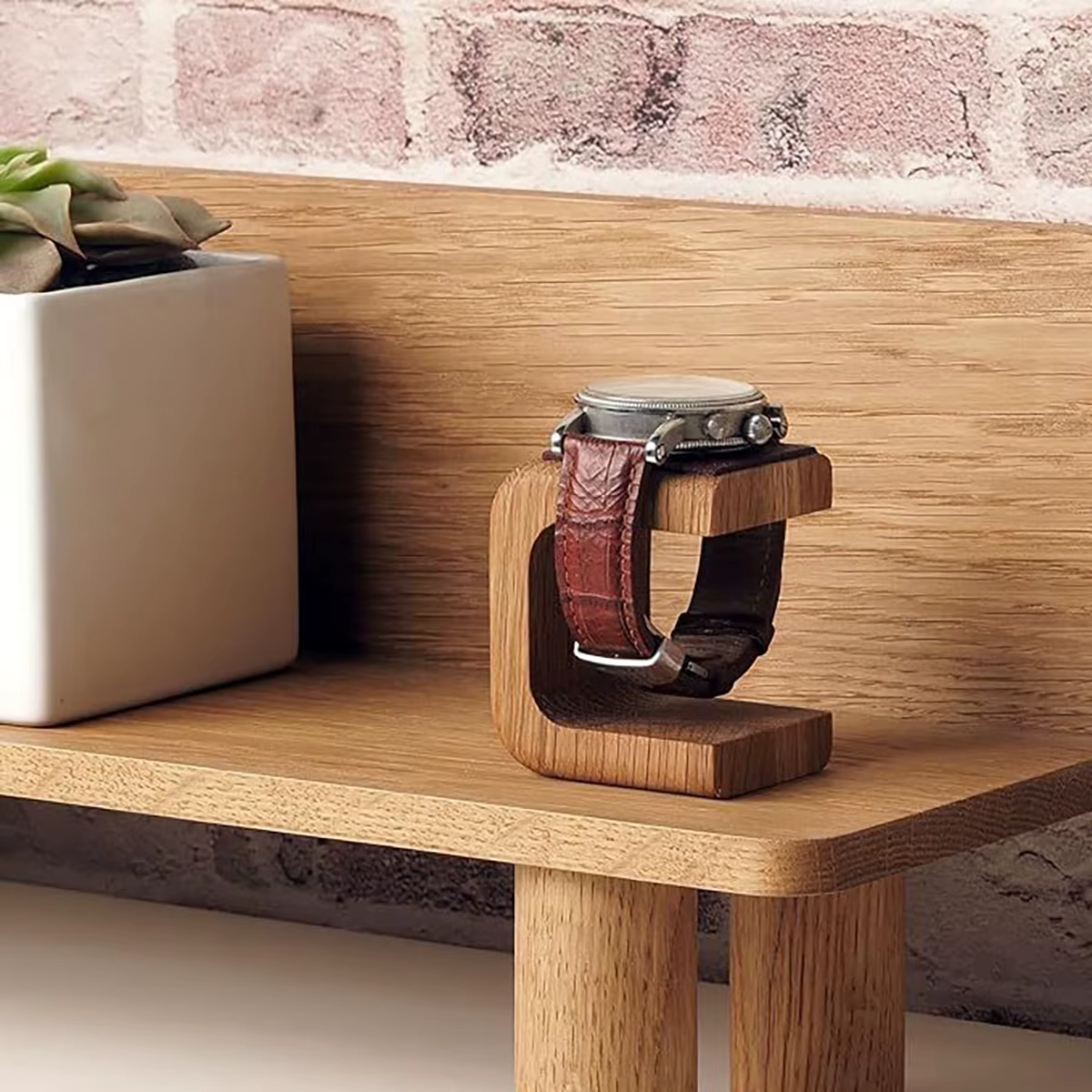 Support de montre en bois