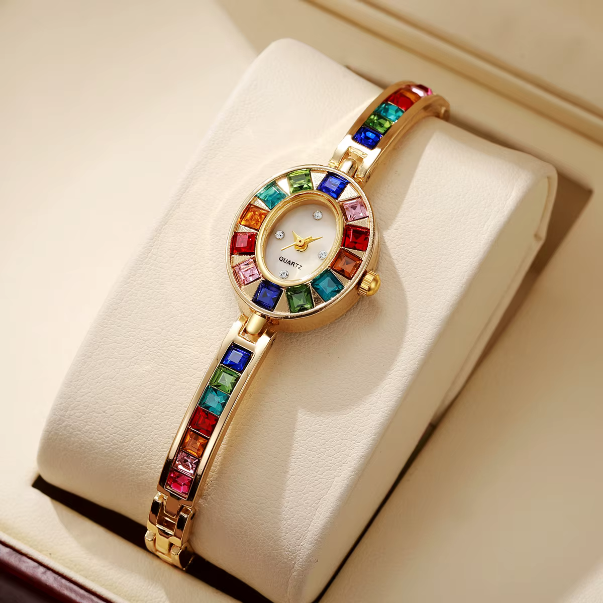 Montres de luxe en strass pour femmes