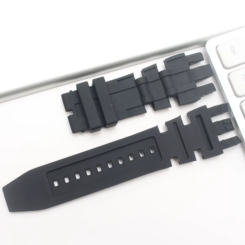 Bracelet de montre en caoutchouc de silicone pour homme