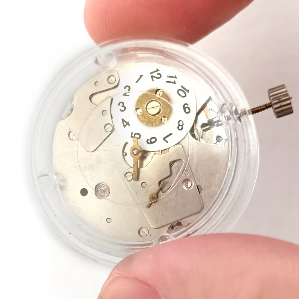 Montre mécanique à mouvement automatique avec petite seconde et fonction de retournement des heures