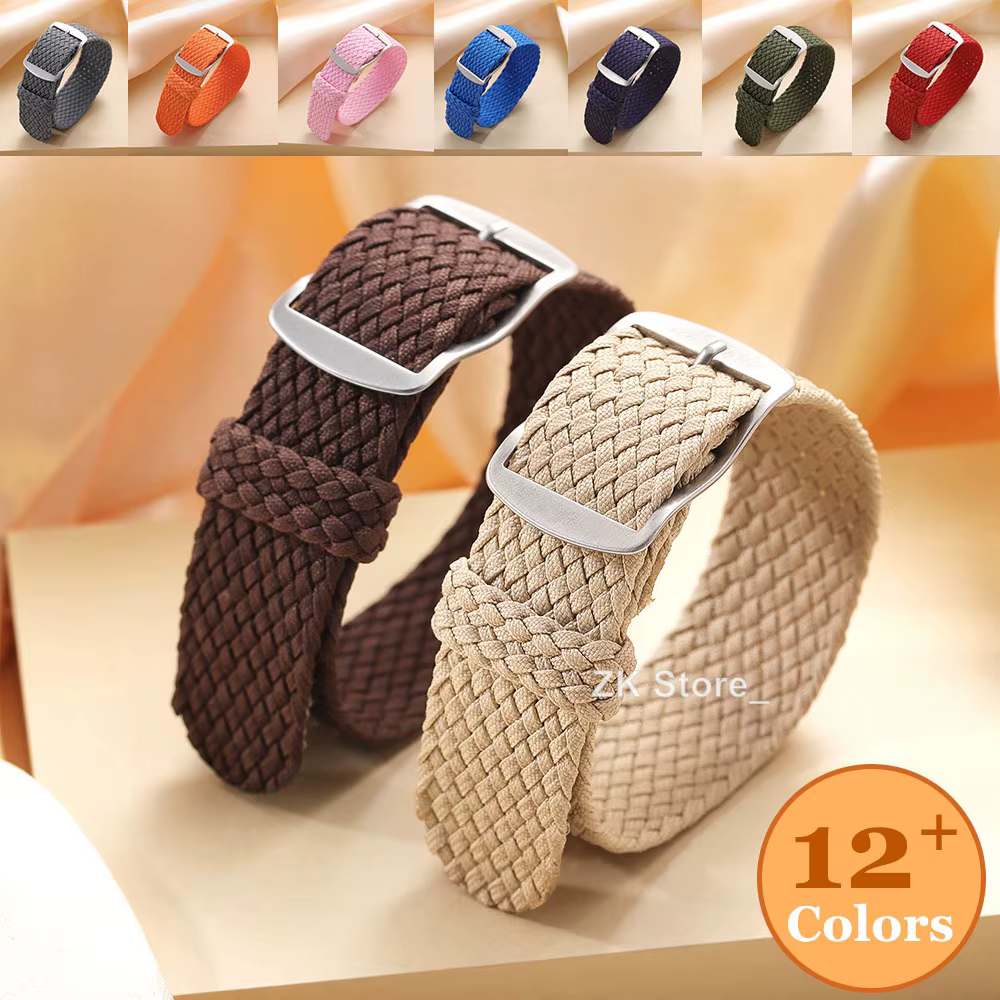 Bracelet de montre en nylon tissé pour hommes et femmes