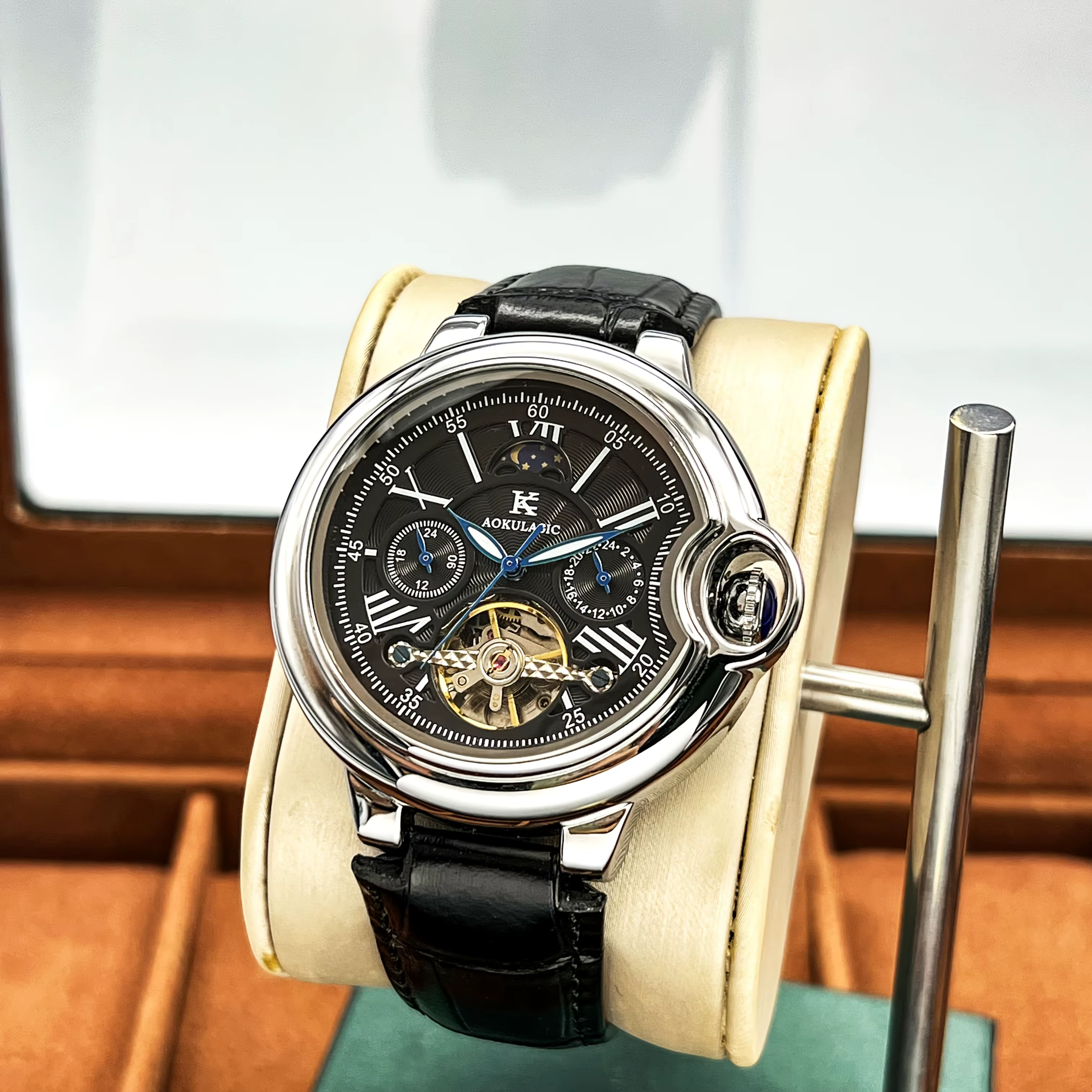 Série de montres mécaniques haut de gamme pour hommes