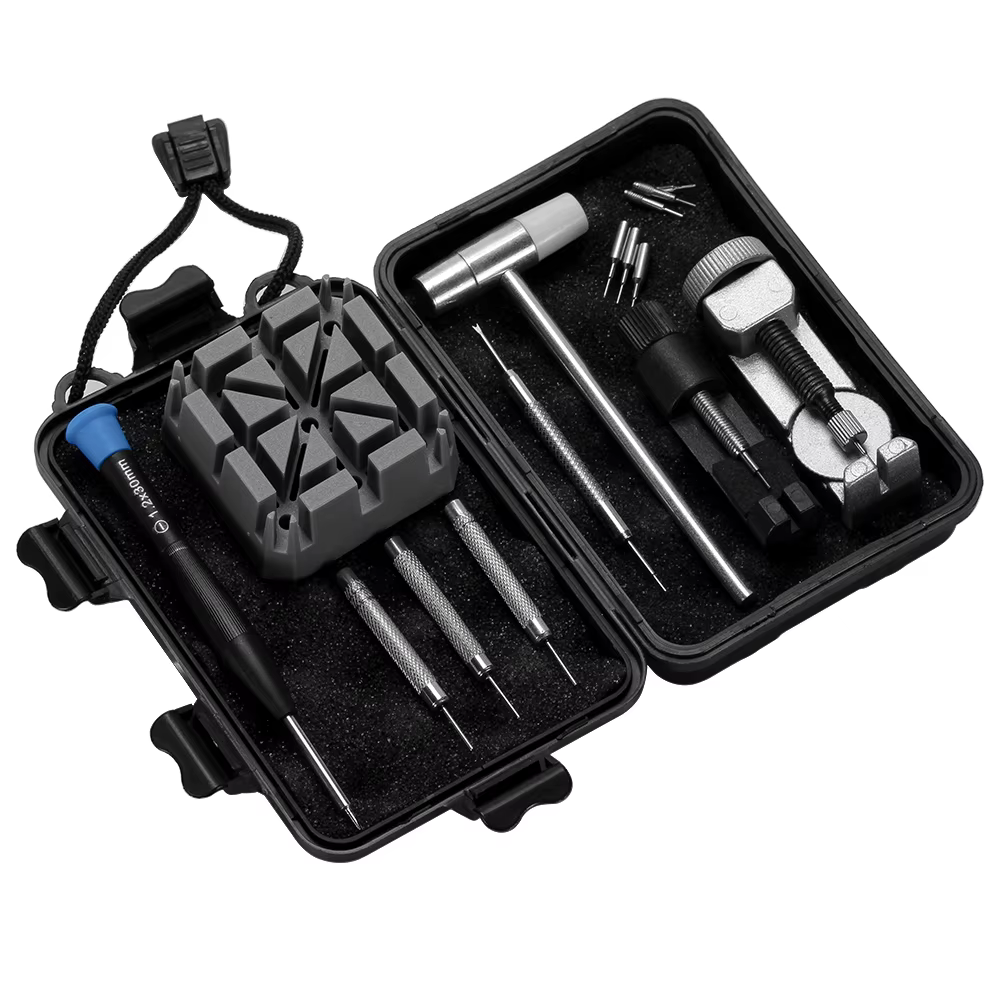 Kit de réparation de montres professionnel 16 pièces