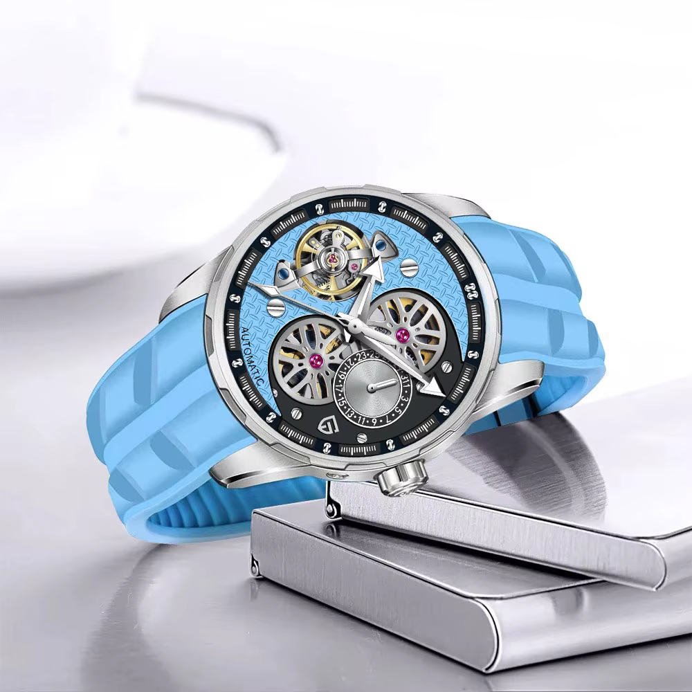 2025 nouveau YS022 PAGANI DESIGN Tourbillon montre-bracelet automatique 100M montre mécanique étanche 44mm hommes montres Relogio Masculino