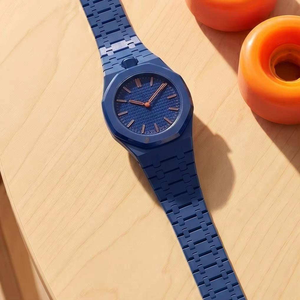 Bracelet de montre en céramique tendance pour Swatch X AP Royal POP