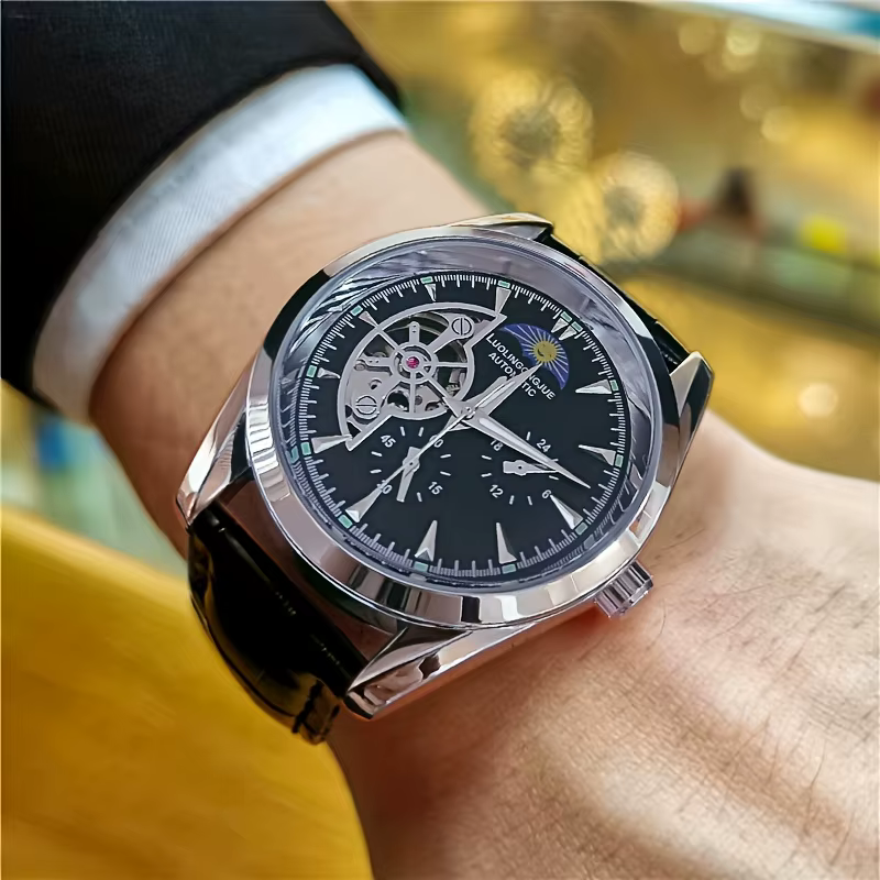 Montre mécanique de luxe haut de gamme pour hommes d'affaires