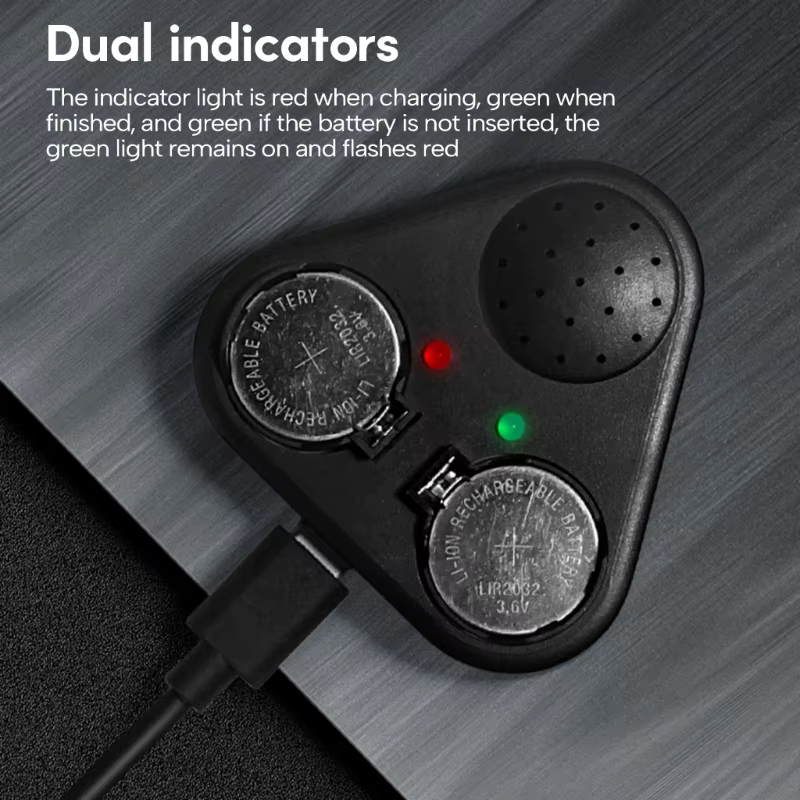 Mini chargeur batterie bouton Portable LIR2016/LIR2025/LIR2032/LIR2032H