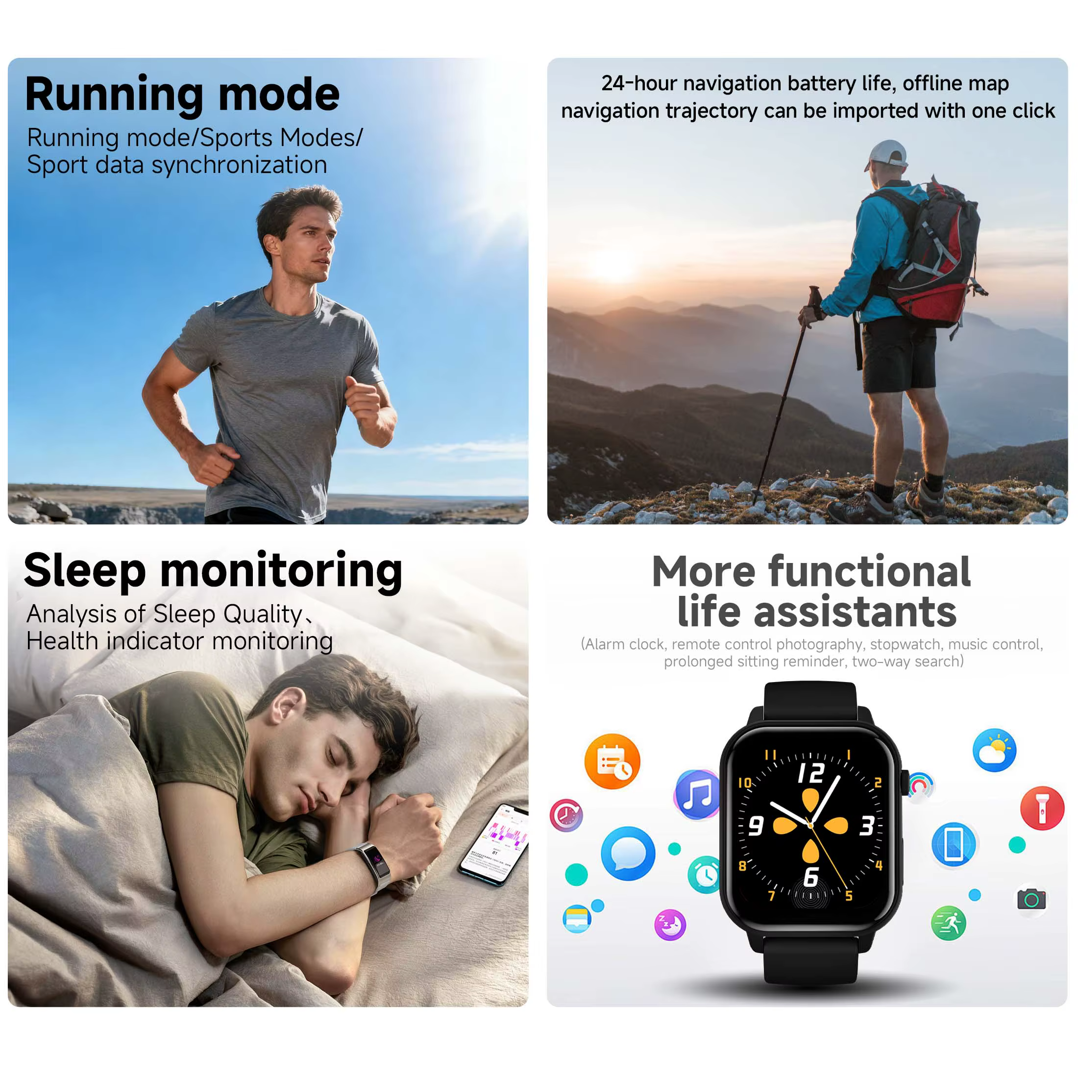 Montre connectée 2026, écran 1