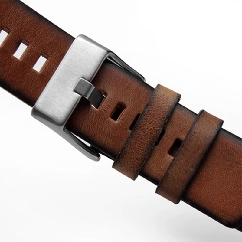Bracelet de montre rétro Vintage en cuir véritable