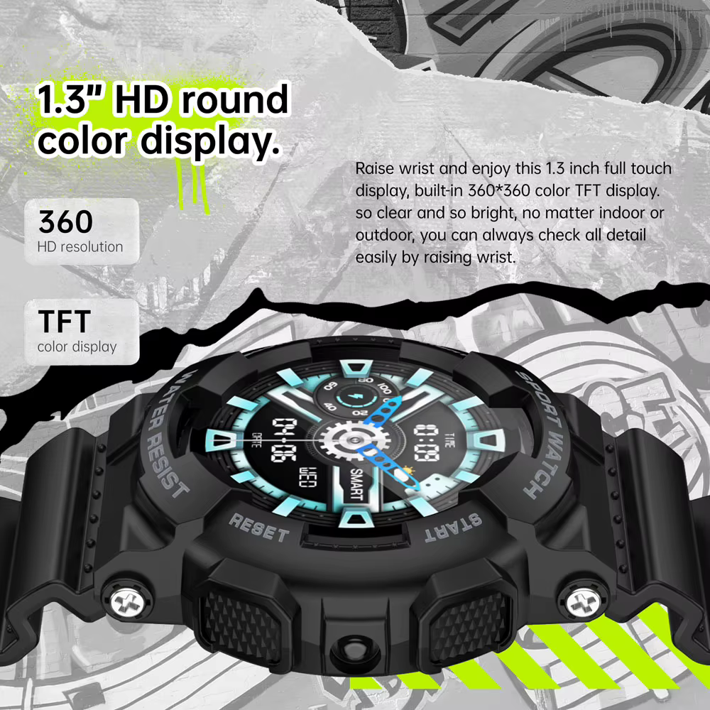 2025New hommes montre intelligente changement coque 1.3 pouces HD Bluetooth appel activité Tracker moniteur de fréquence cardiaque sport femmes Smartwatch