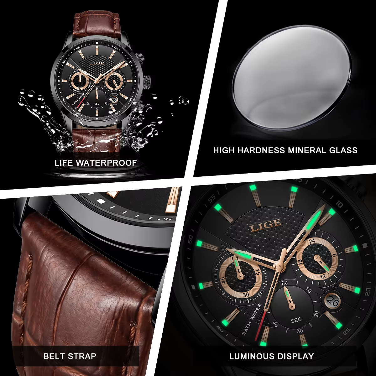 Montre LIGE 2026 pour Homme