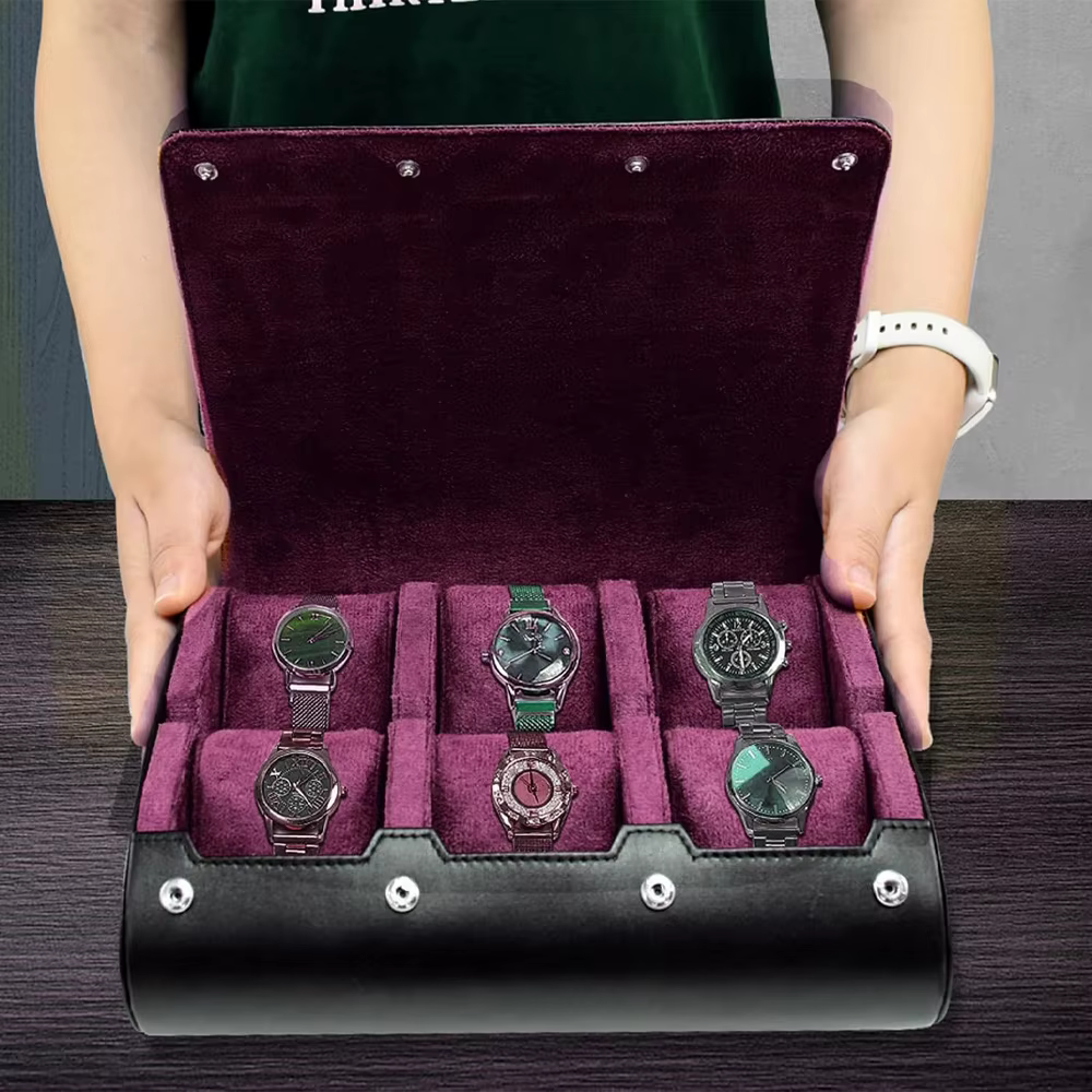 Étui de voyage pour montre-pour hommes-pour femmes-nouveau rouleau de montre