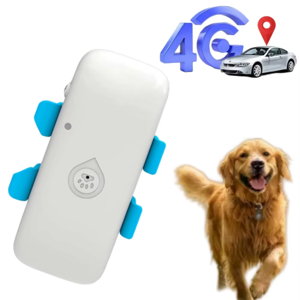 Traceur GPS 4G pour animaux de compagnie, mini GPS pour chat et chien, localisation en temps réel, alerte par vibration, géolocalisation, longue autonomie, compatible avec collier pour chien et chat,