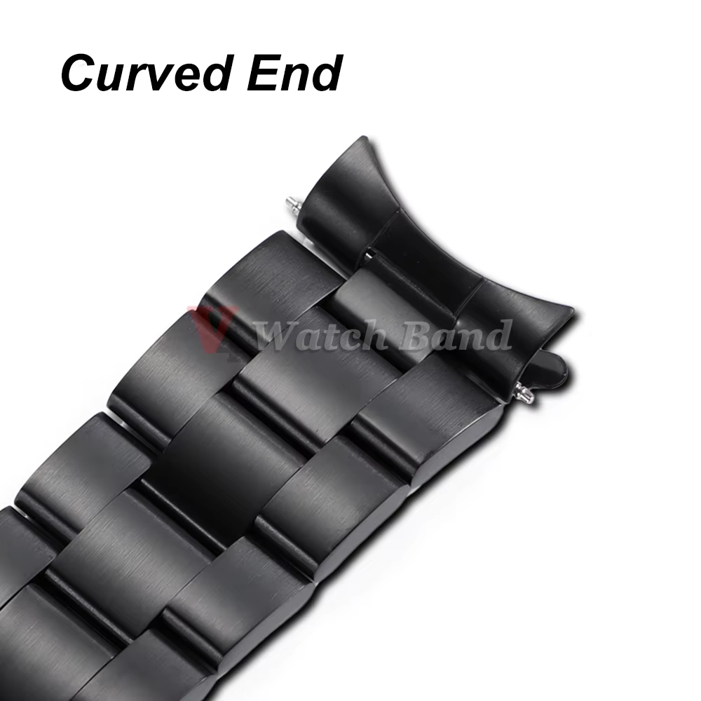 Bracelet de montre sport pour homme à extrémités courbes pour Seiko 5 SKX009/007