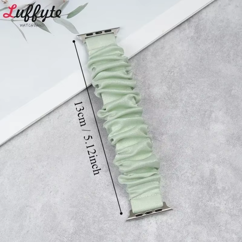 Bracelet femme pour Apple Watch 1-11 Ultra SE 3 2 1 élastique Scrunchie Bracelets pour Iwatch 38-49mm accessoires de montre