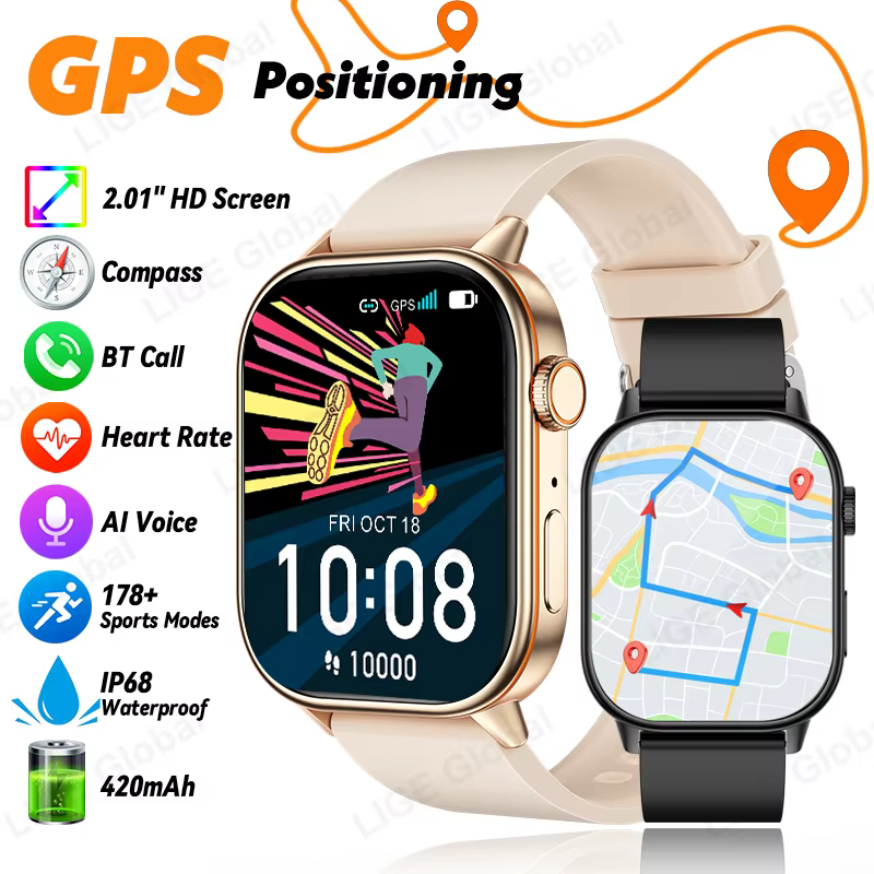 Montre connectée GPS LIGE pour femmes