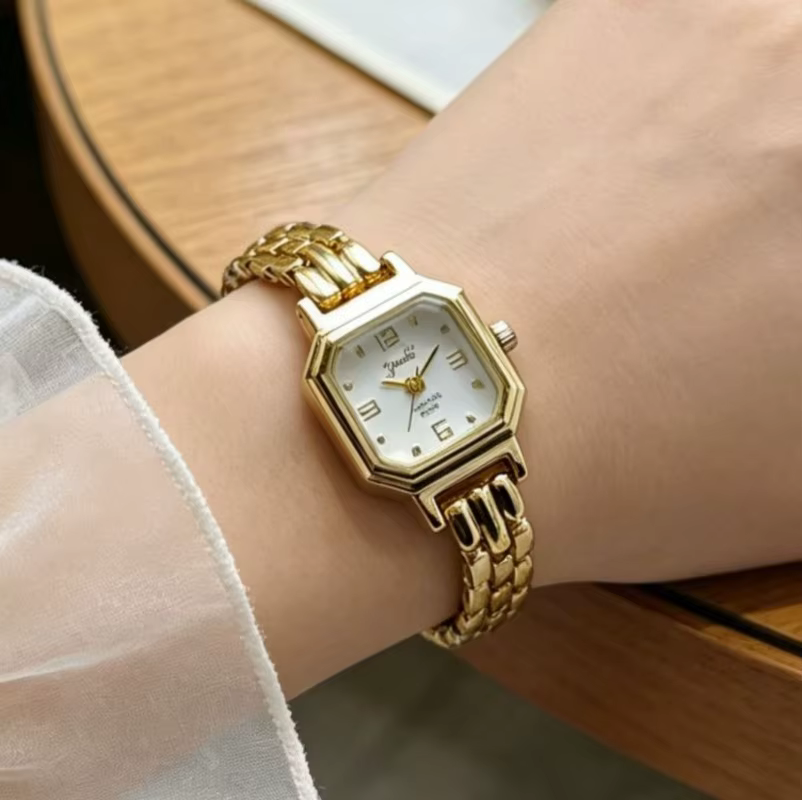 Montre à quartz pour femme de marque, petite montre carrée pour femme, montre bracelet tendance, montres de luxe, vente en gros, Relojes Para Mujer