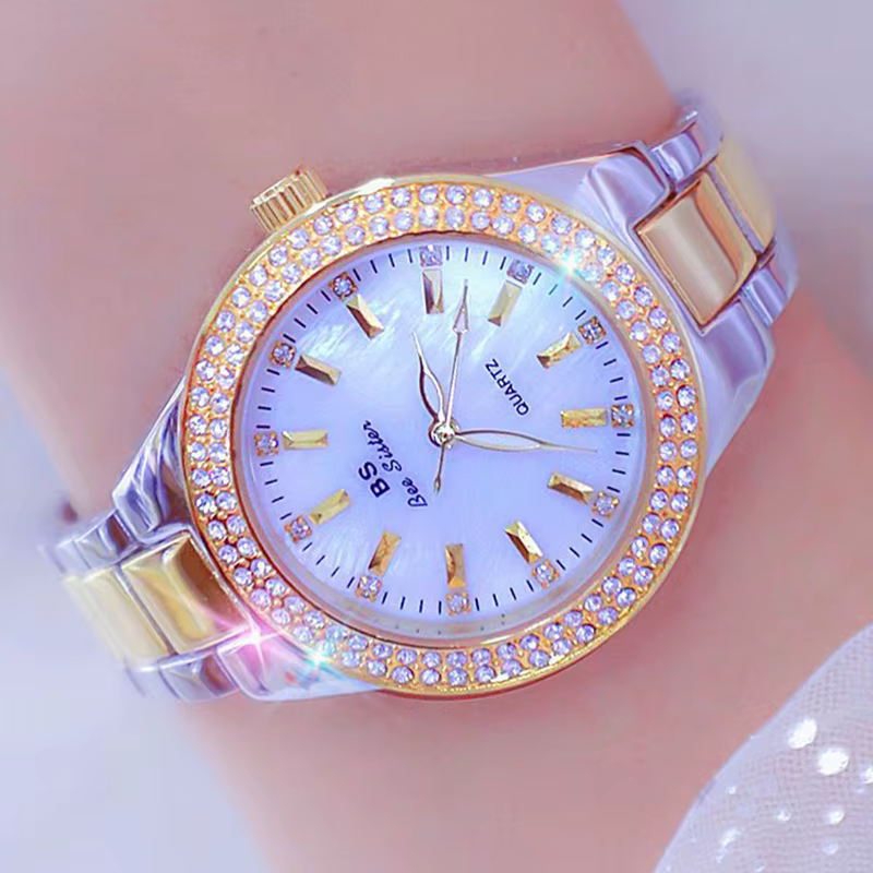Montres-bracelets en acier inoxydable pour femmes