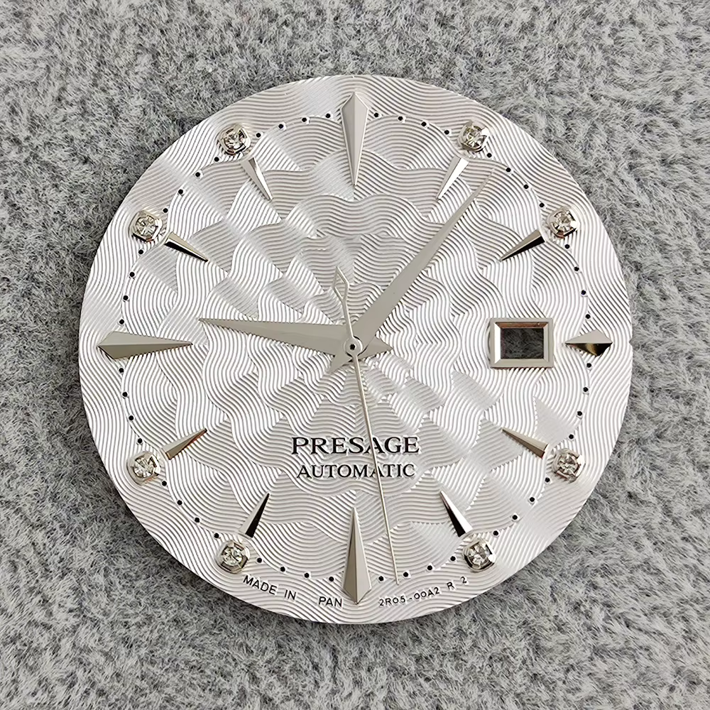 Cadran de montre Prestige S logo 29 mm pour mouvement automatique Mod NH35