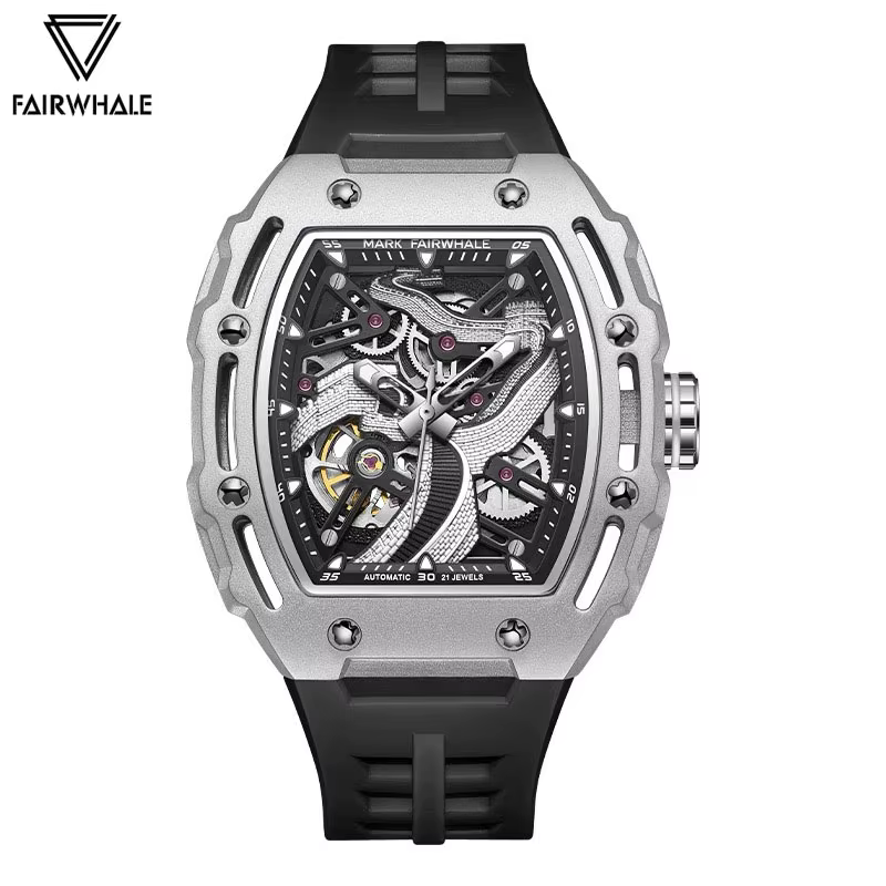 2024 montre automatique pour hommes marque Mark Fairwhale mode la grande muraille conception