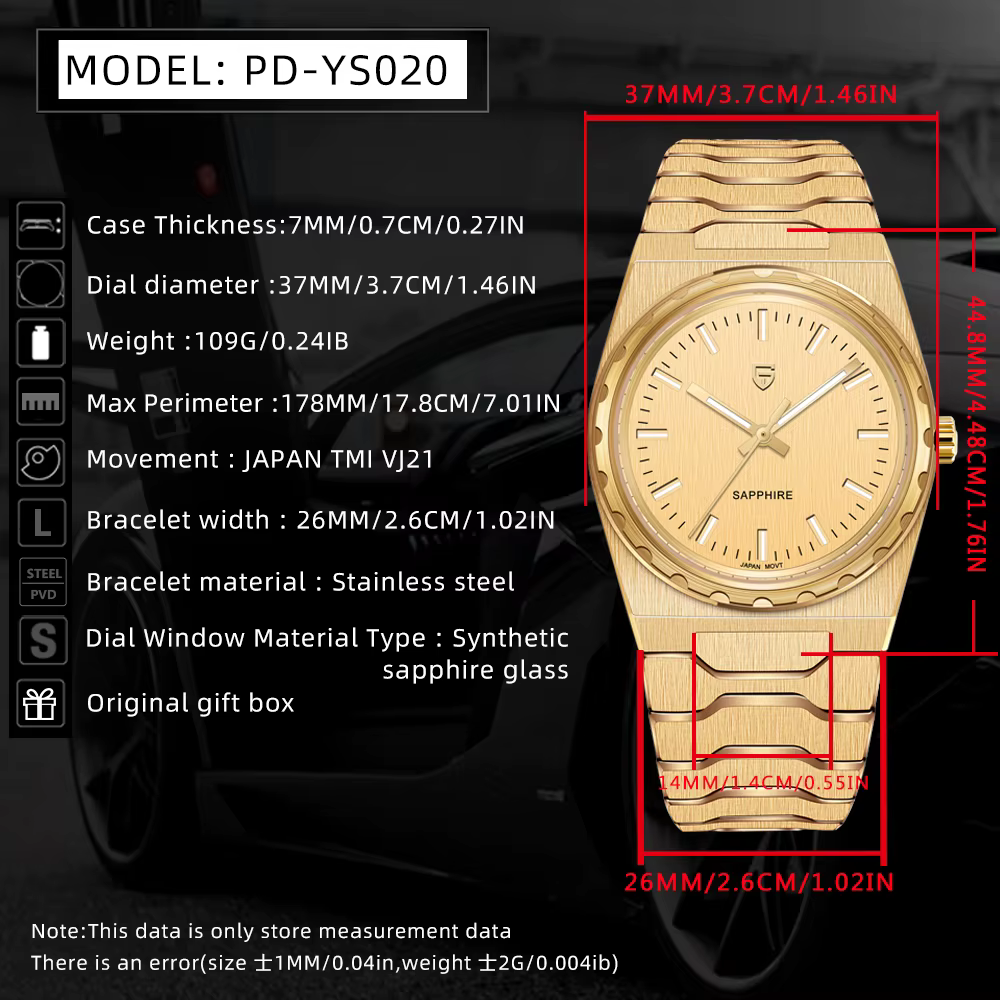 Montre de luxe Pagani Design 2026 pour homme