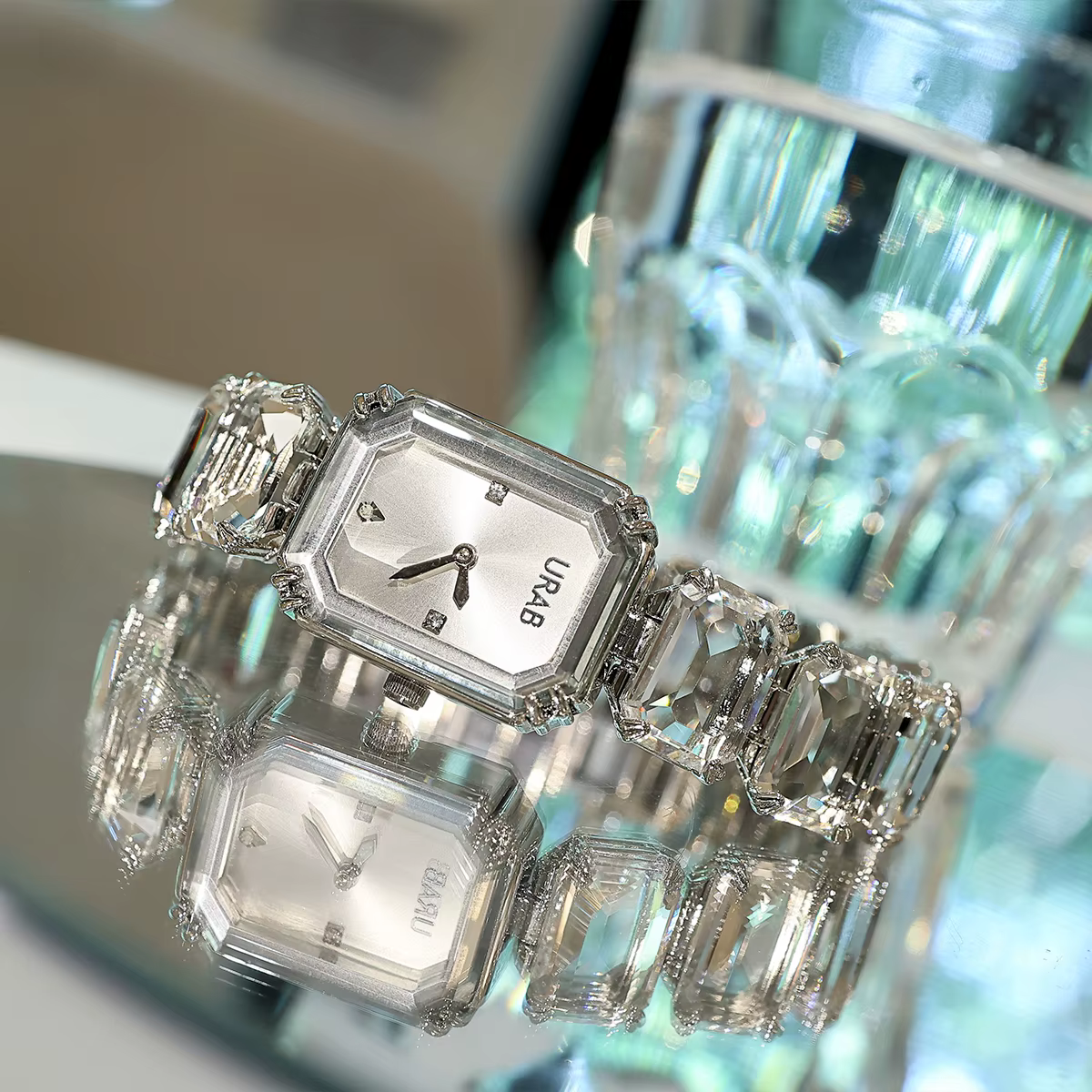 URAB Square Sugar montre pour femme mode lumière luxe Niche montre pour femme