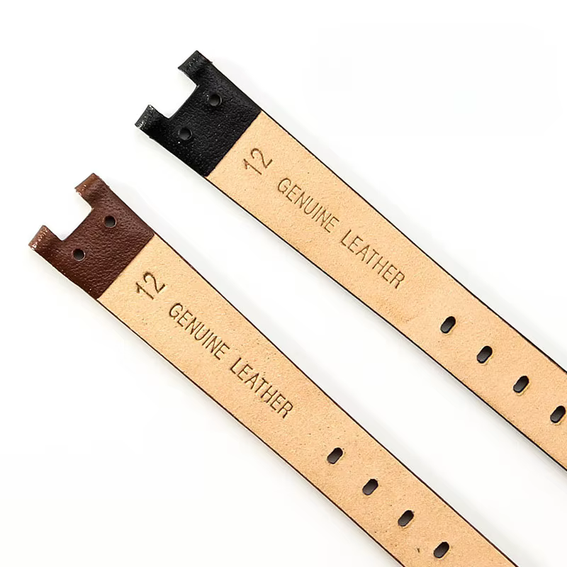 Bracelet de montre en cuir véritable pour femmes