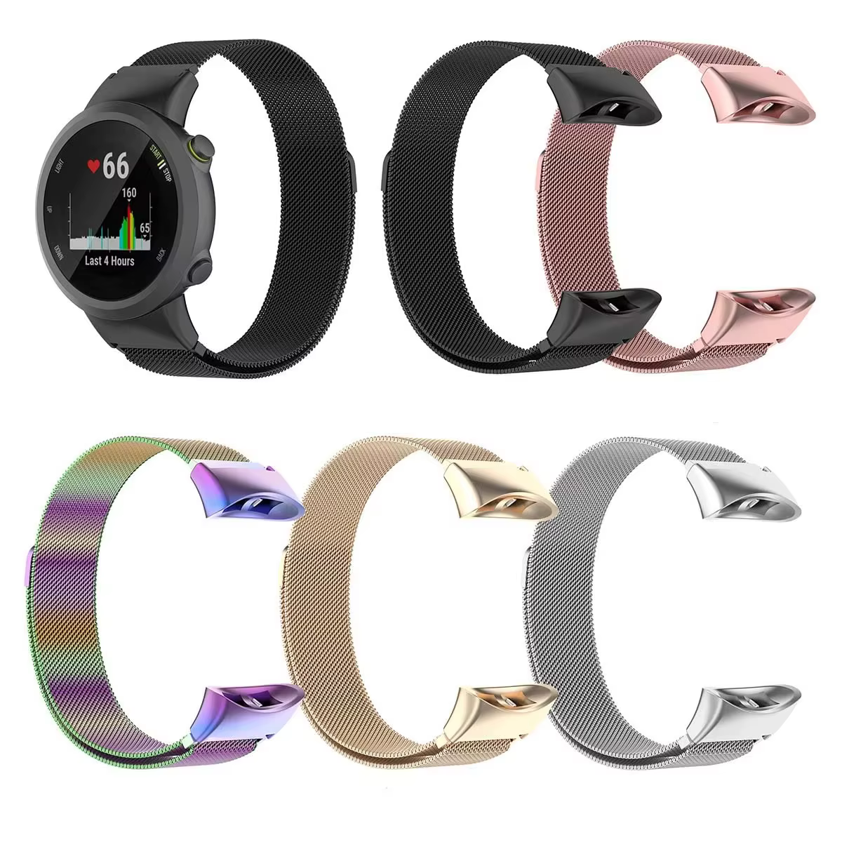 Bracelet de Sport magnétique pour Garmin forerunner 45 45S