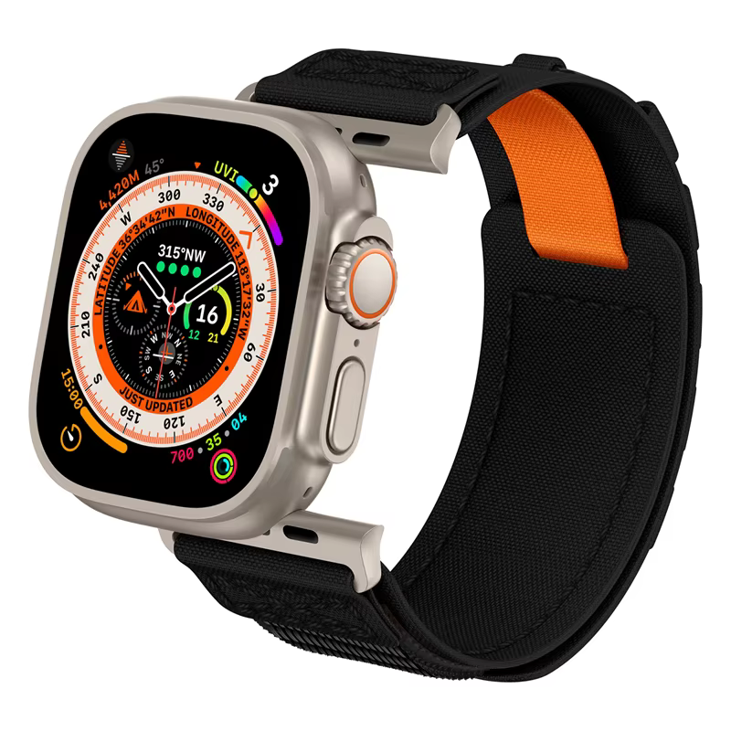 Bandes de Sport tactiques pour Apple Watch Ultra 3 2 série 11 10 9 SE 3