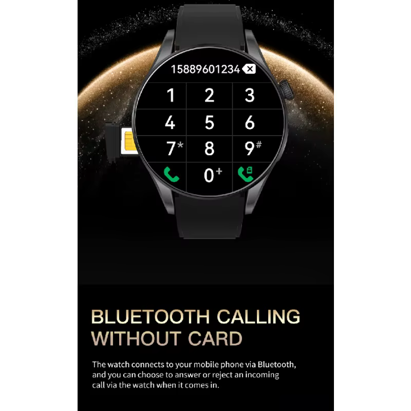 Nouvelle montre intelligente 4G BW16 : WiFi | GPS | Android IOS | Écran de 1