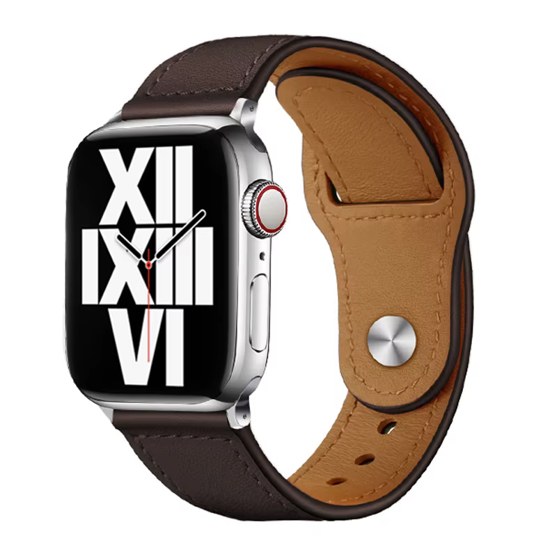 Bracelet de montre en cuir Compatible avec Apple série 3/4/6 SE 7 8 Ultra 44mm 45mm 41mm 40mm 49mm 42 38mm iWatch Correa