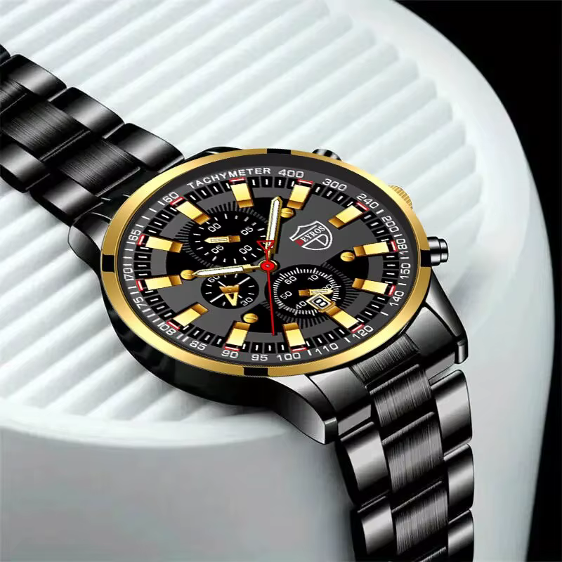 Montre à Quartz numérique pour hommes