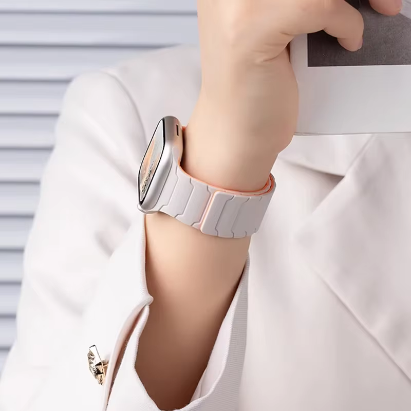 Bracelet magnétique en Silicone pour Bracelet de montre Apple Ultra 2