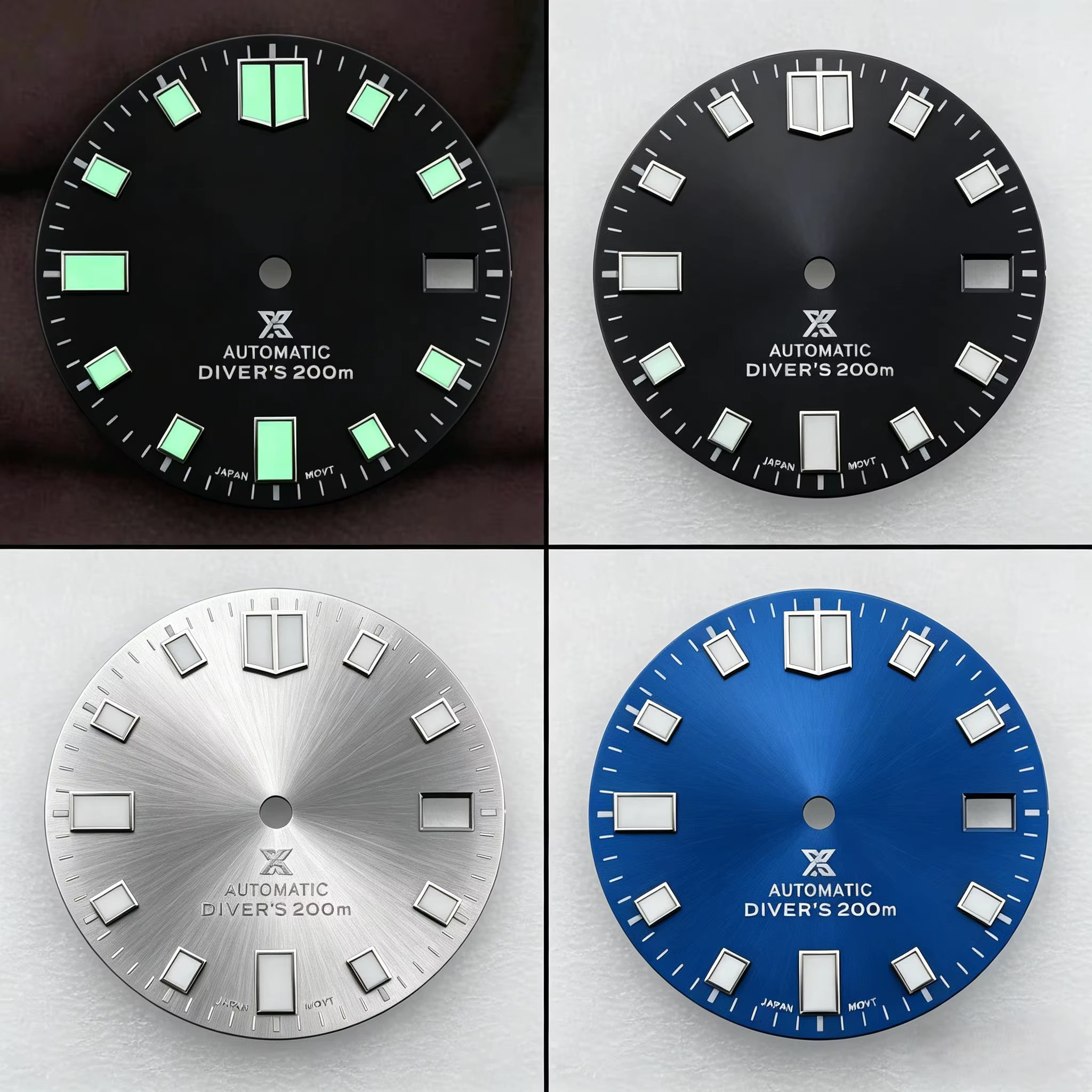 Cadran NH35 28.5mm, cadran de montre de plongée original