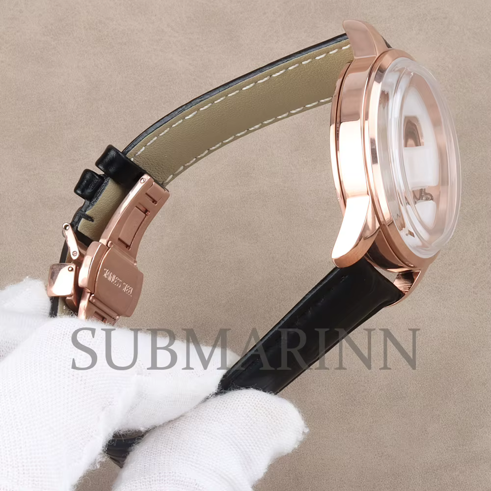 Boîtier de montre en verre arqué 40 mm