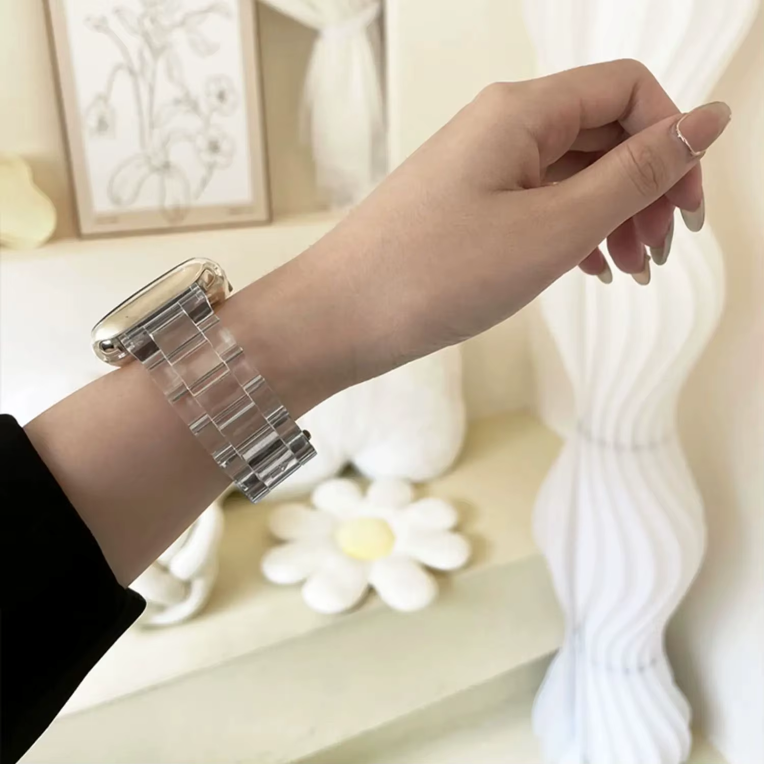 Bracelet de montre Transparent
