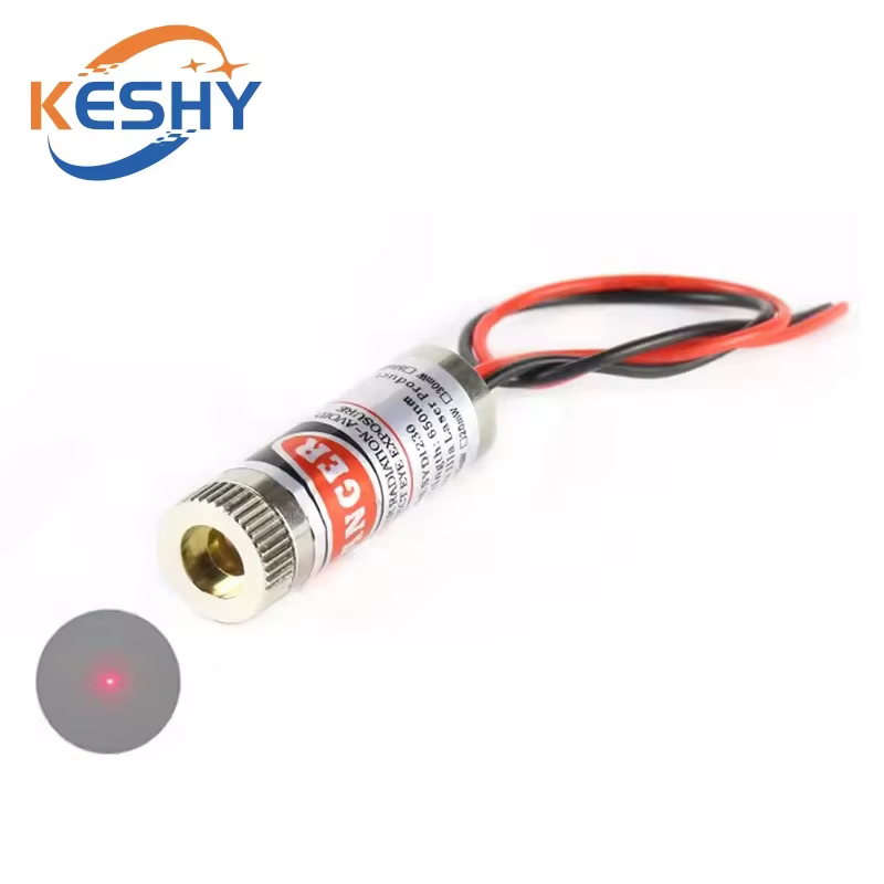 Tête de Module Laser à pointe rouge/ligne/croix 650nm 5mW