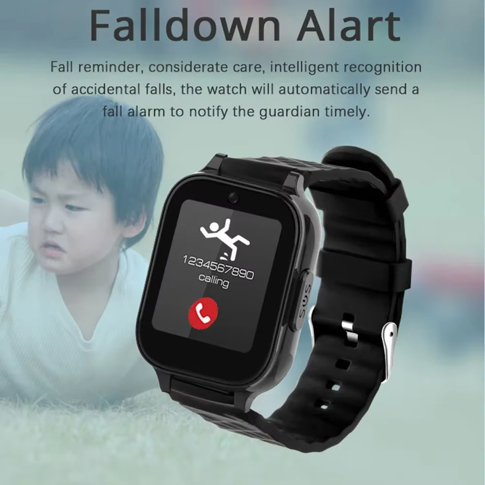 Montre GPS intelligente avec bouton SOS