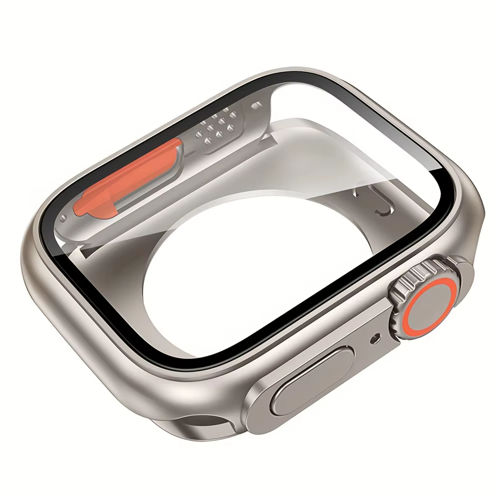 Changer vers le boîtier de protection Ultra complet pour Apple Watch 45 46 44mm protecteur d'écran en verre trempé pour