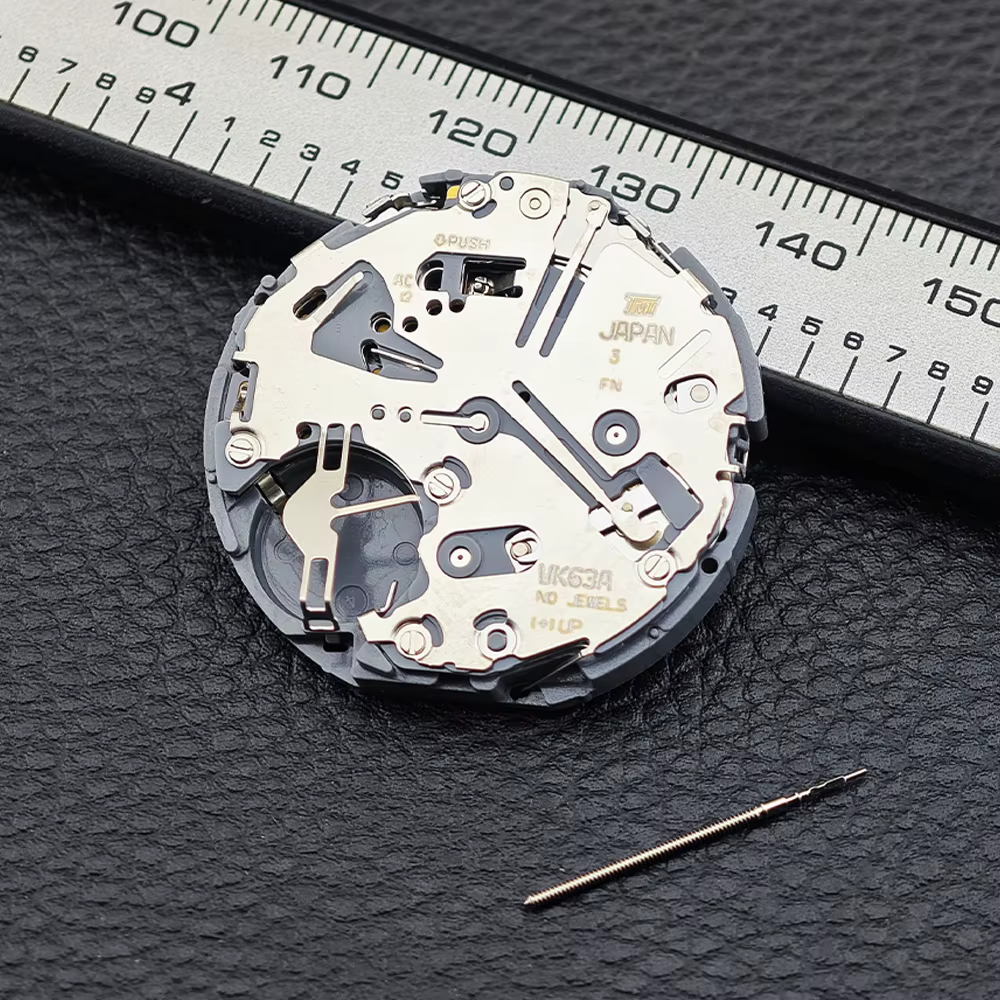 VK63A VK63 mouvement à Quartz Date à 3 heures chronographe montre