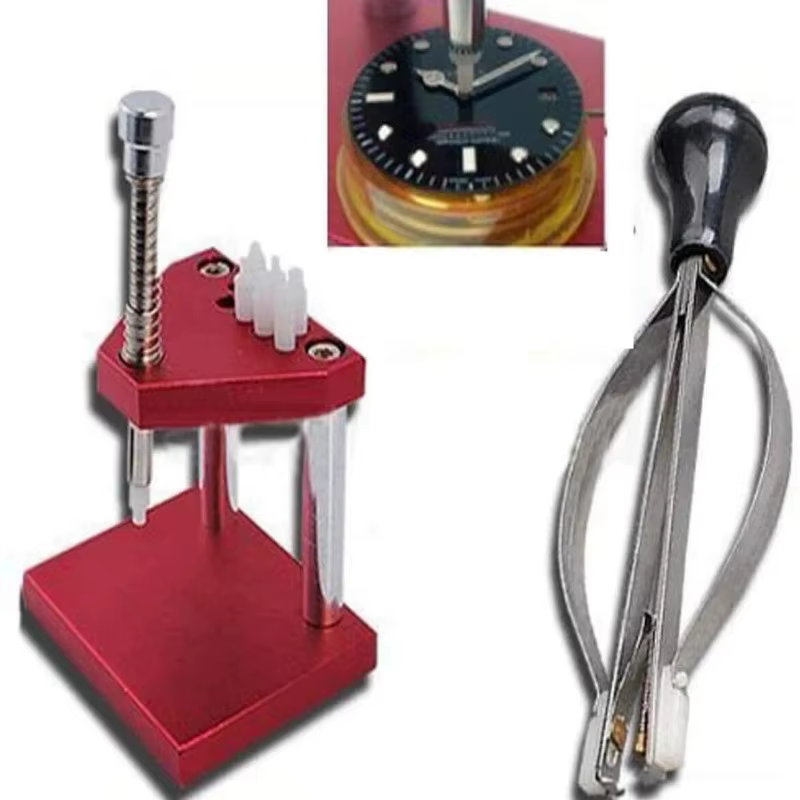 Kit d'outils de presseur pour réparation de montres