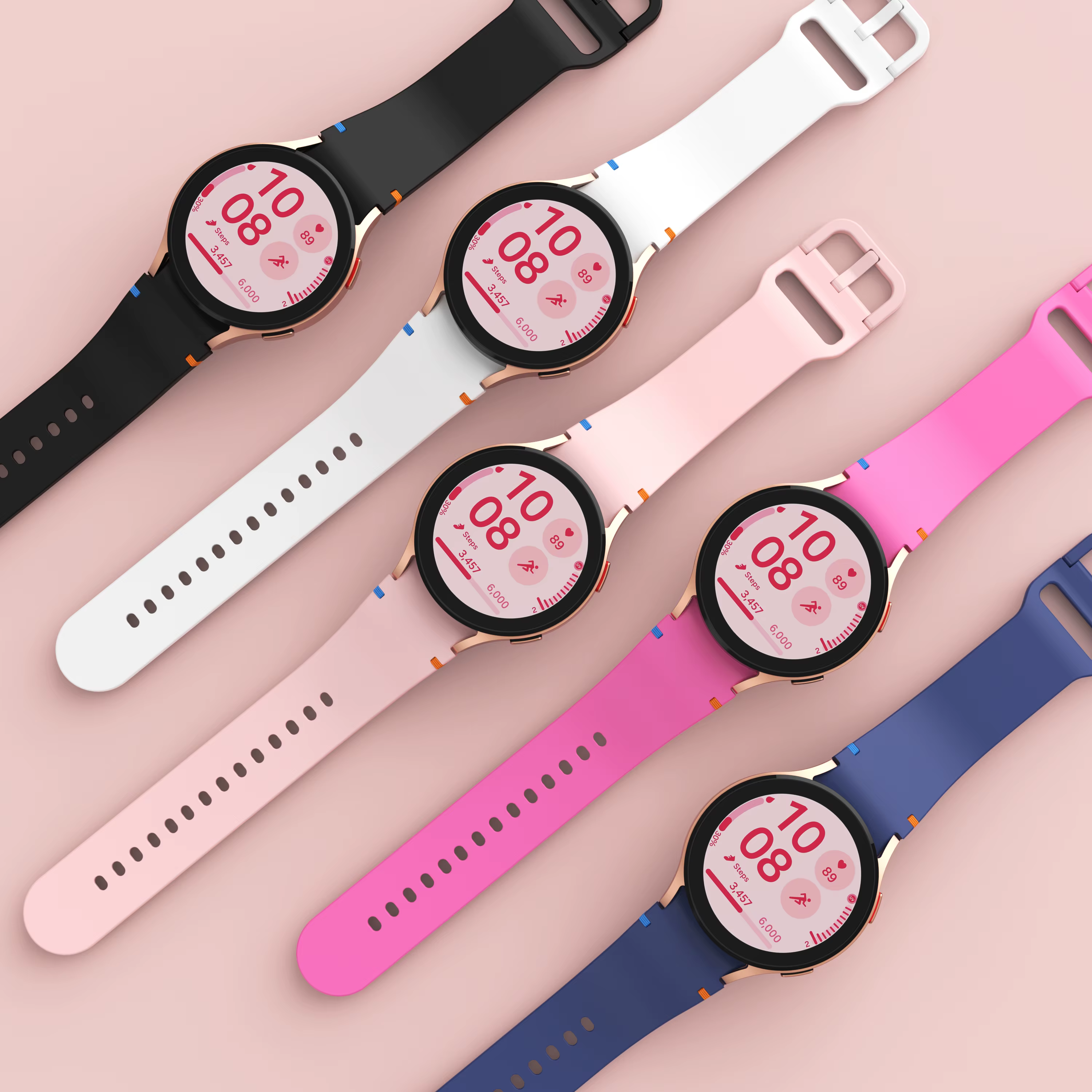 Bracelet officiel pour Samsung Galaxy Watch 7 FE 44mm 40mm