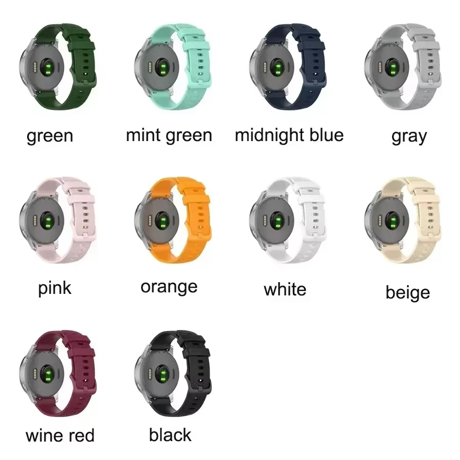 Bracelet de montre en silicone d'origine pour Garmin