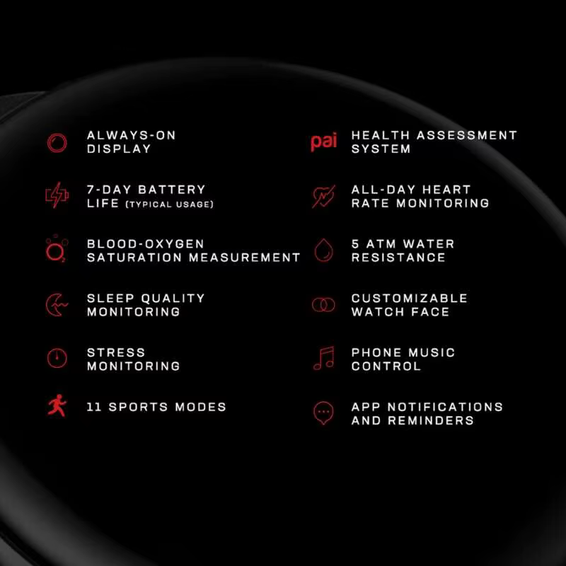 Amazfit-Montre connectée de sport Zepp E