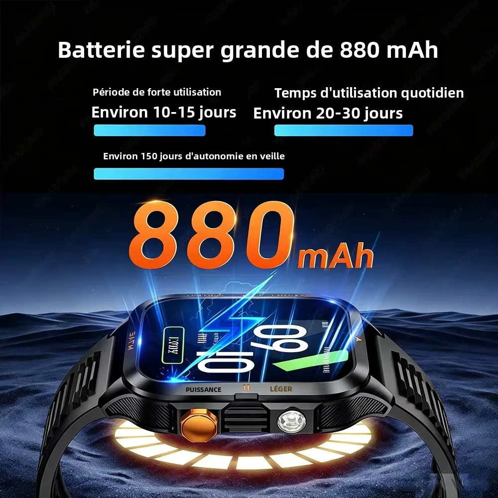Montre connectée étanche 3ATM