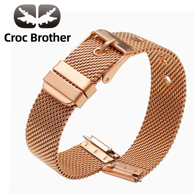 Bracelet de montre en acier inoxydable à dégagement rapide